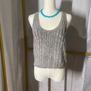 NWT Free People Gray Knit Women's Tank Top S